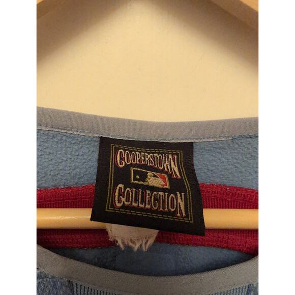 Majestic Cooperstown Collection Saint Louis Cardinals Warm-Up Shirt Jersey Blue - Picture 4 of 8